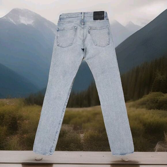 Levi’s Made And Crafted LMC 511 Light Indigo Selvedge Jeans Size 28×31 - Picture 2 of 10